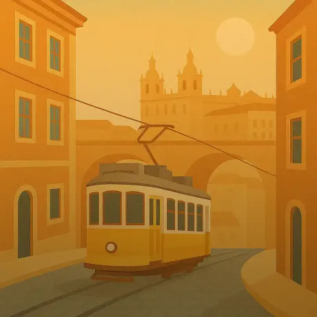 Lissabon Portugal Illustration