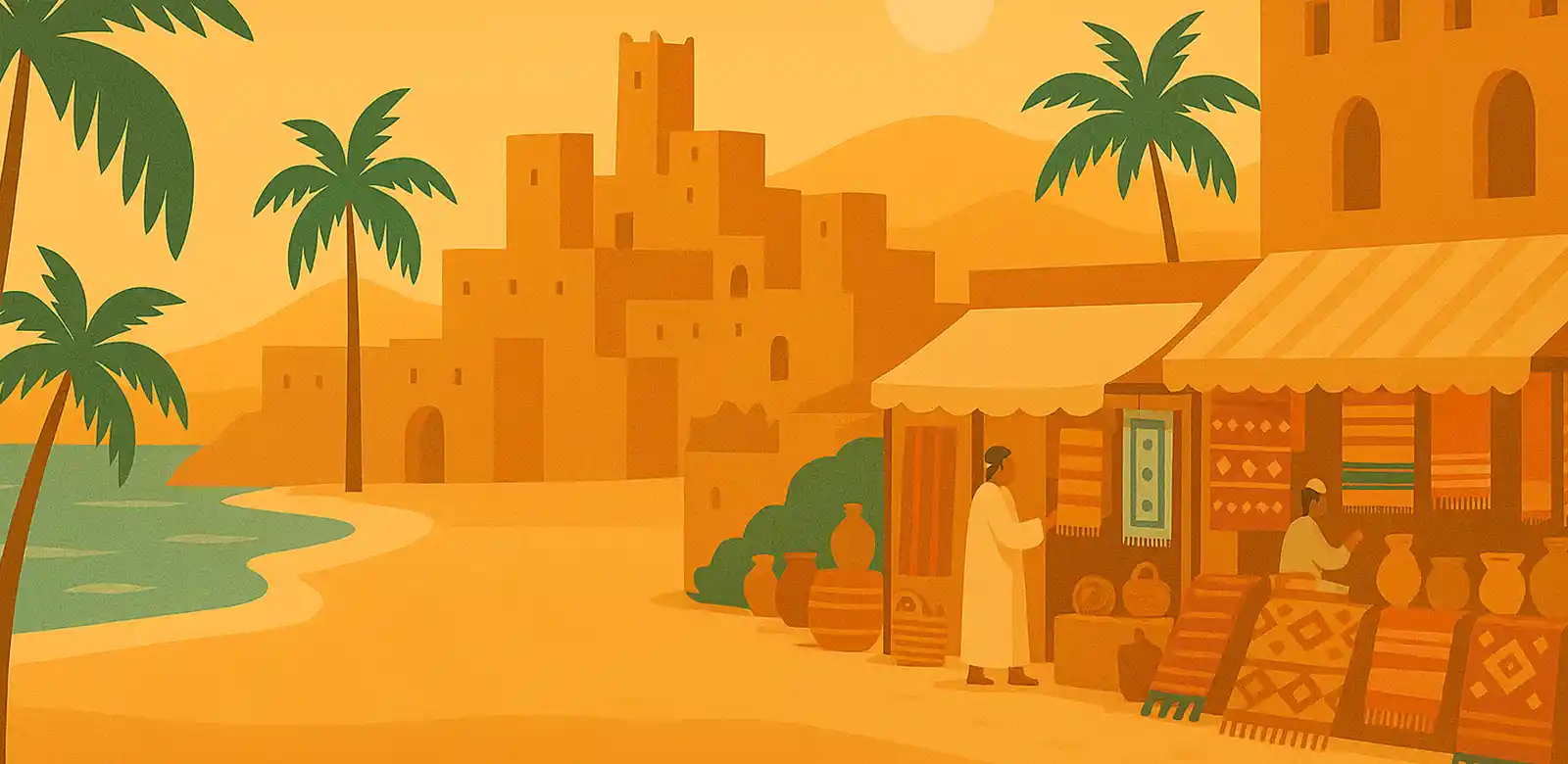 Marokko Illustration